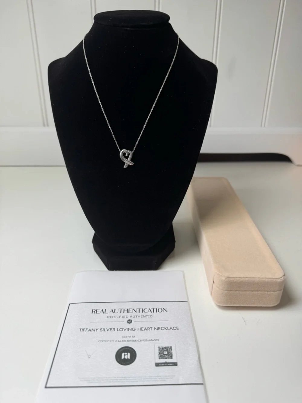 Tiffany & Co Women’s Silver Loving Heart Pendant Necklace Paloma Picasso 925